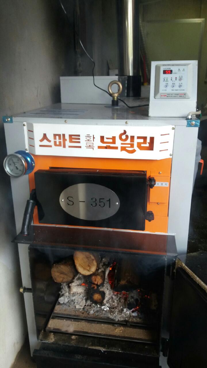 스마트화목보일러 S-351설치사진